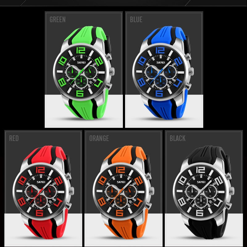 Watches Men Luxury Brand SKMEI Chronograph Men Sports Watches Waterproof Male Clock Quartz Men&#39;s Watch reloj hombre 2018