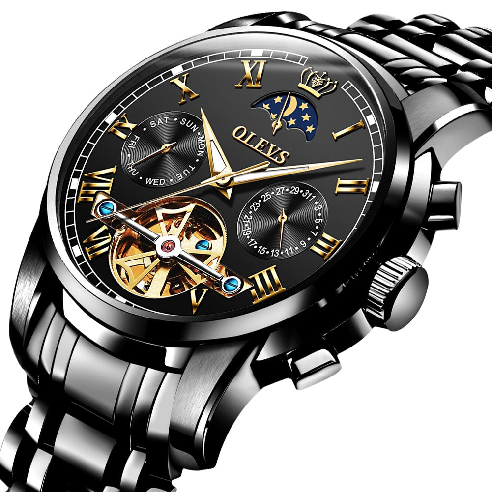 Luxury Stainless Steel Automatic Mechanical Men Watch