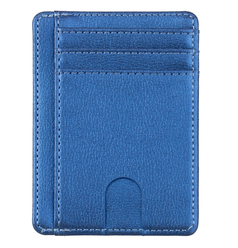 Men Leather Wallet Credit ID Card Holder