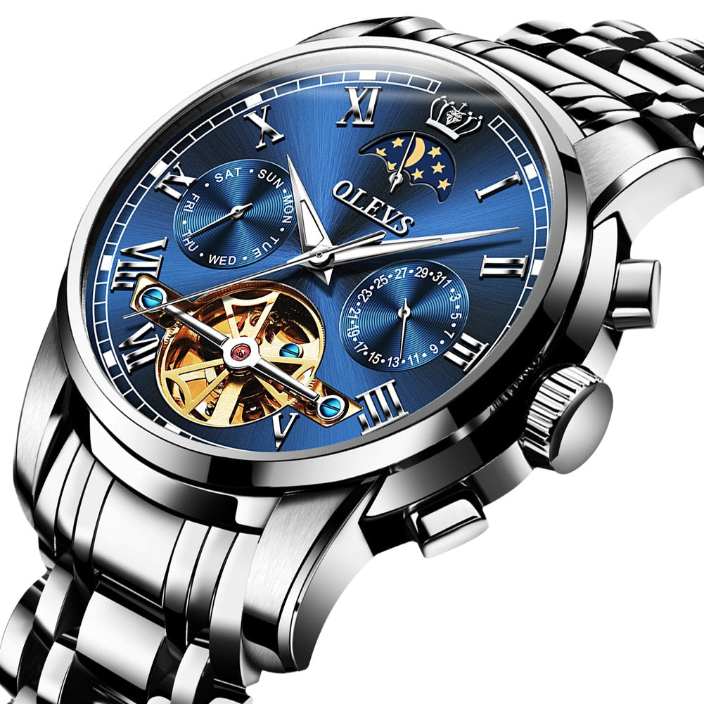 Luxury Stainless Steel Automatic Mechanical Men Watch