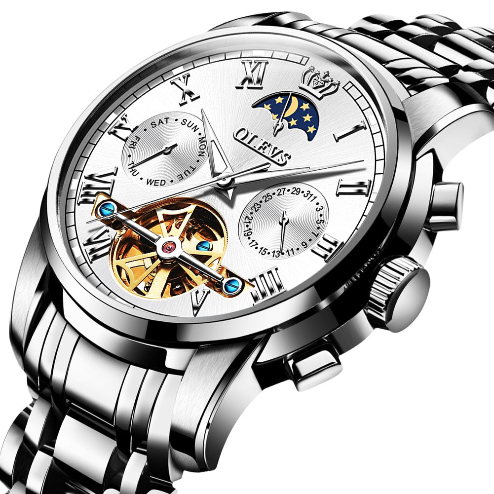 Luxury Stainless Steel Automatic Mechanical Men Watch