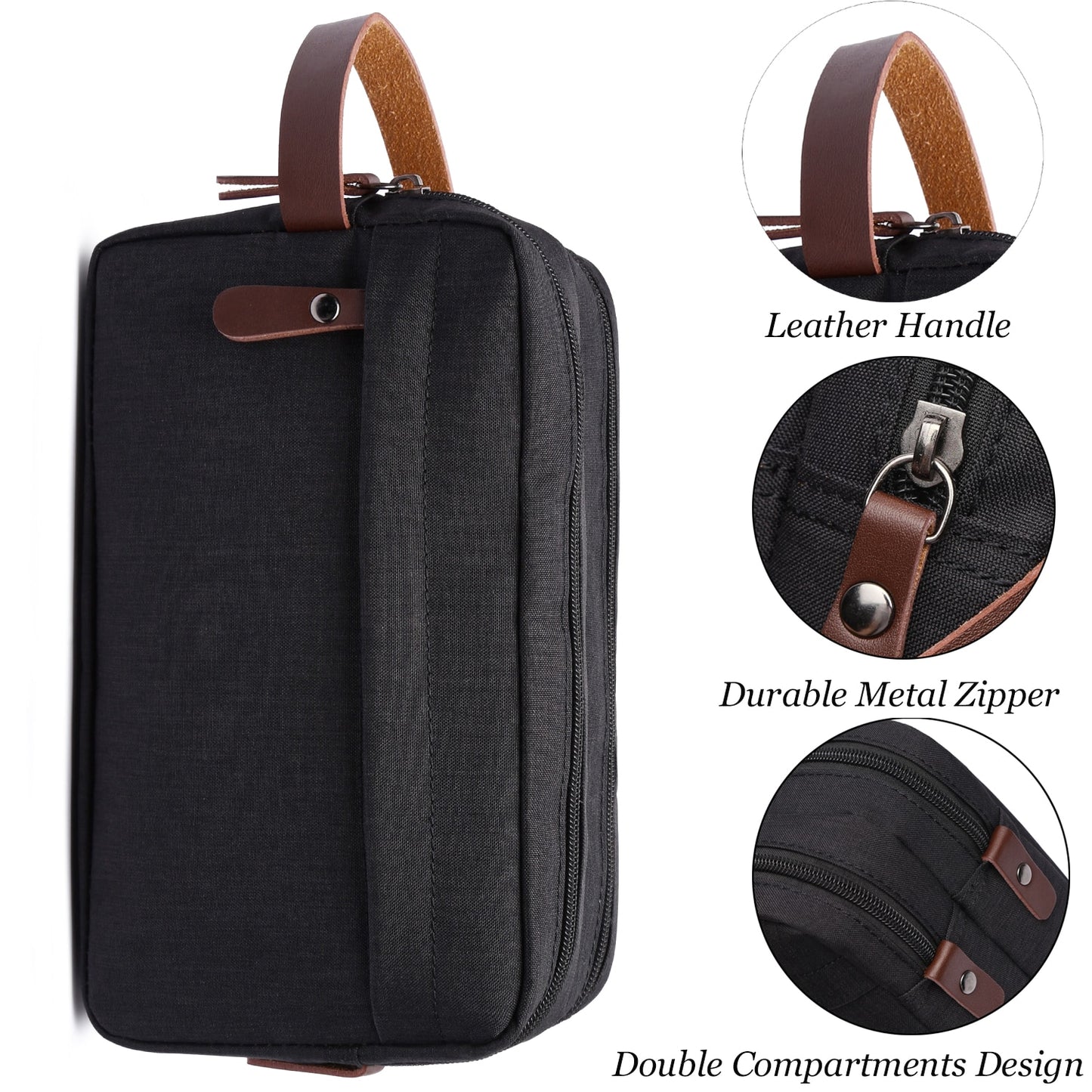 Men's Toiletry Bag Travel Drop Kit Toiletry Storage Organizer