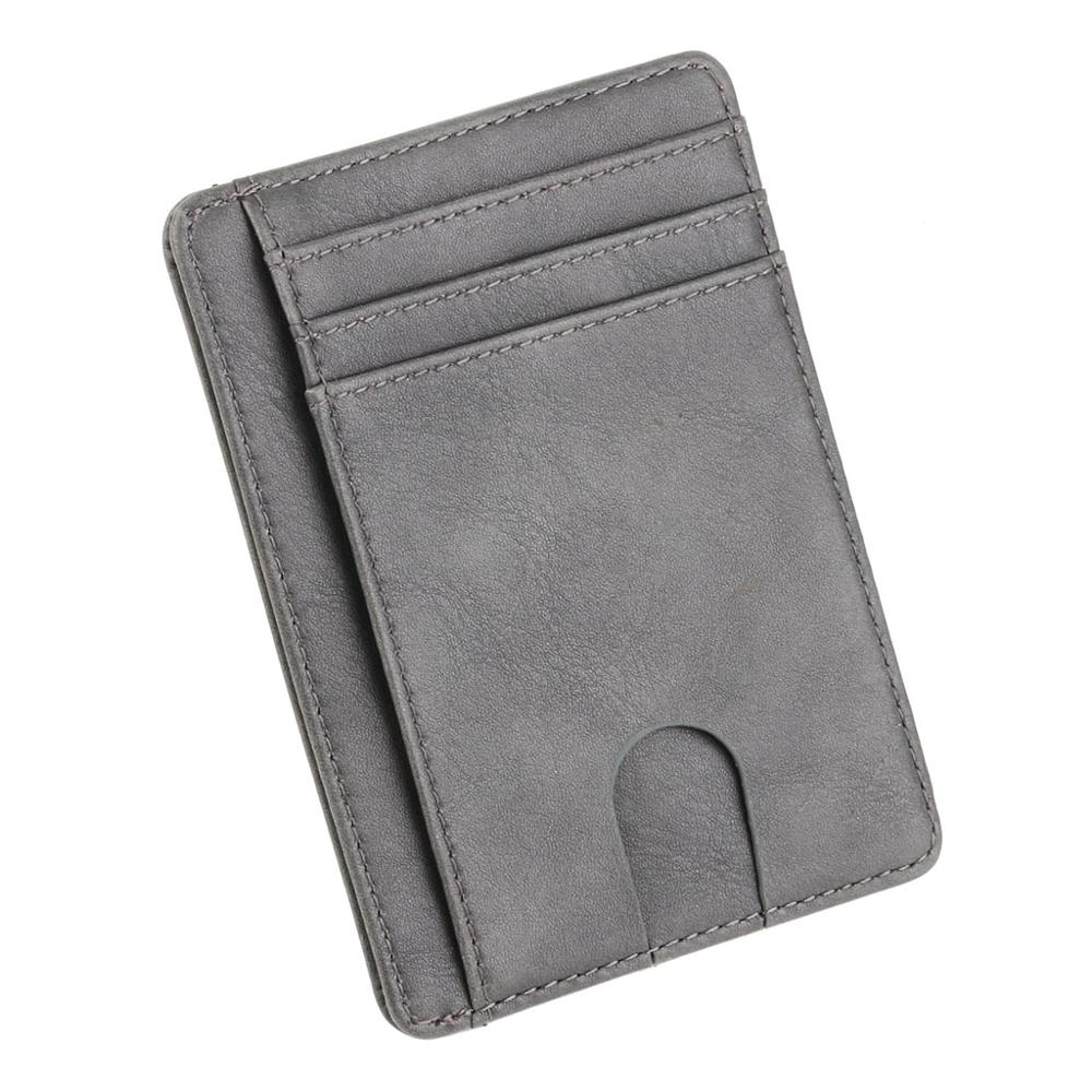 Men Leather Wallet Credit ID Card Holder