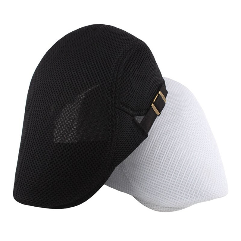 Cotton Adjustable Mesh Beret Flat Cap For Men