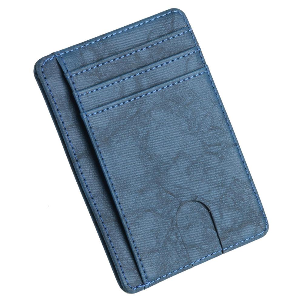 Men Leather Wallet Credit ID Card Holder