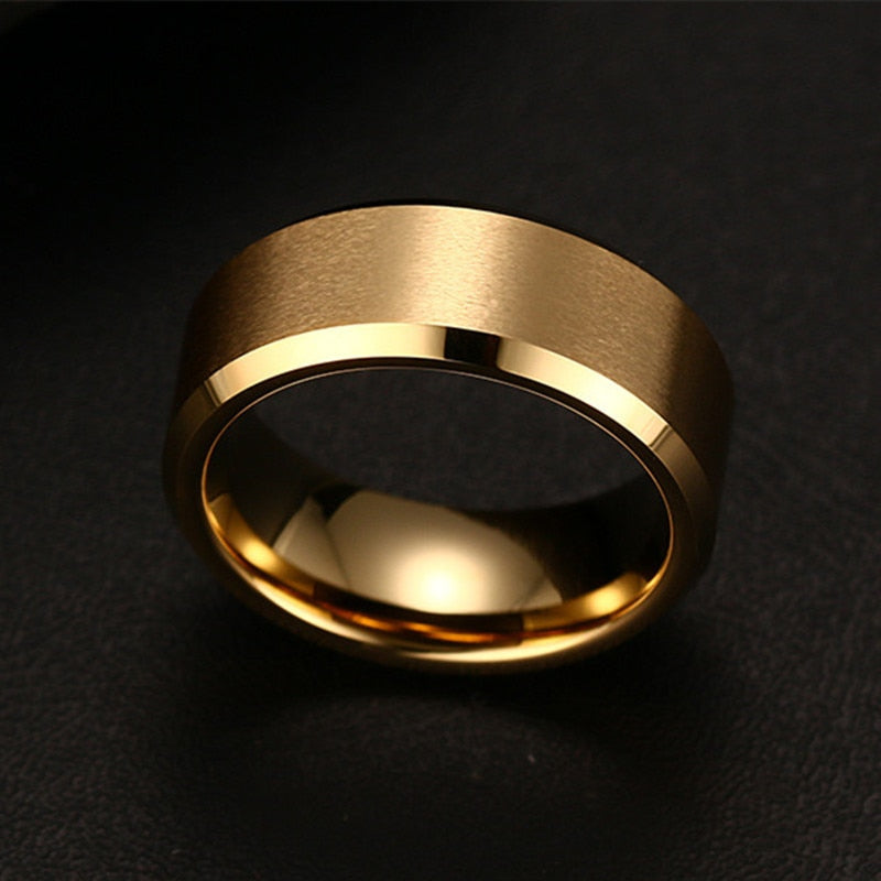 The perfect accessory for any occasion, all of the classic wedding rings in our collection are crafted differently and uniquely for each of our varied customers. Show your loved one you care with an authentic and stylish ring. Fitting any budget, beautifully crafted from high quality stainless steel. This ring is available in a wide array of materials to match your personal taste.