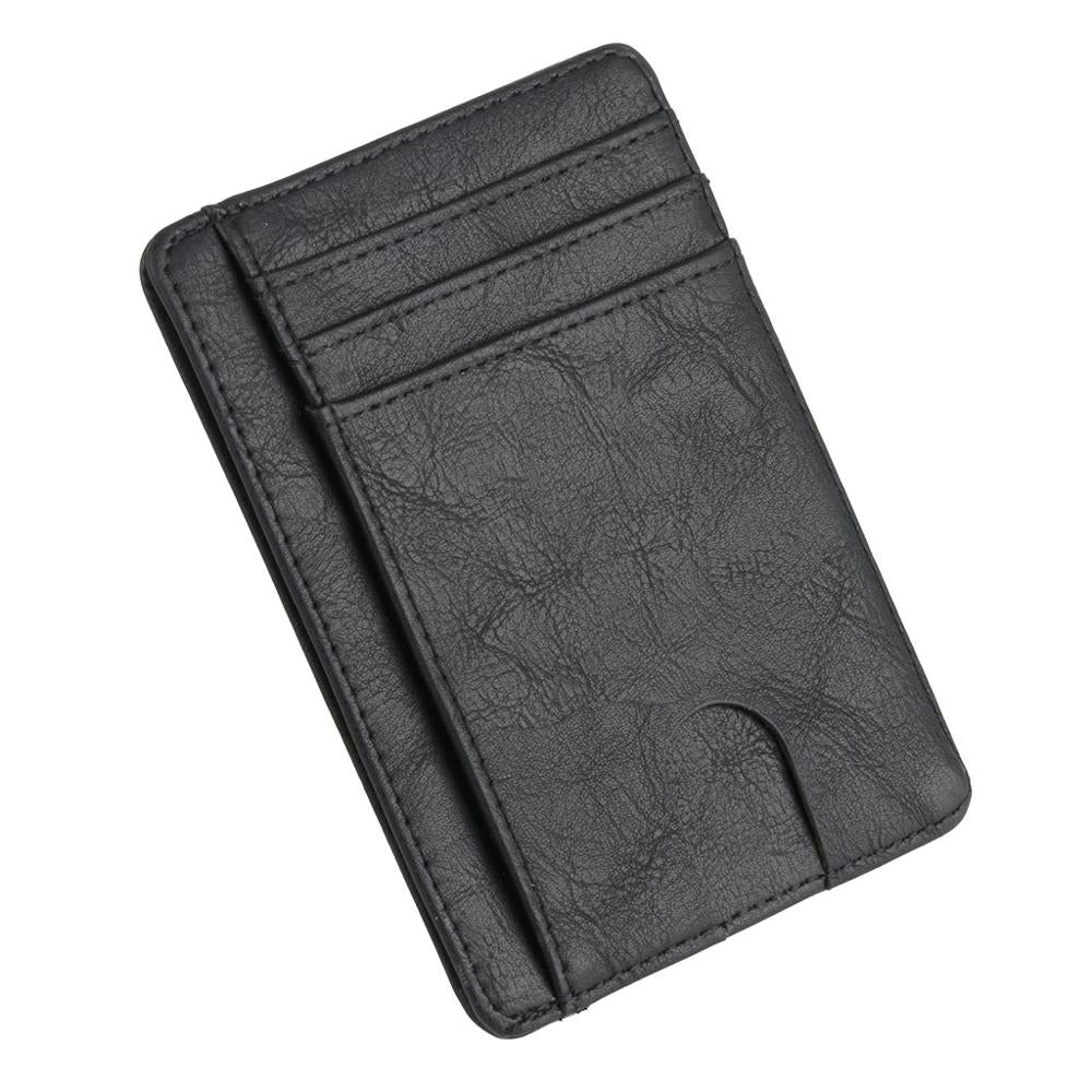 Men Leather Wallet Credit ID Card Holder