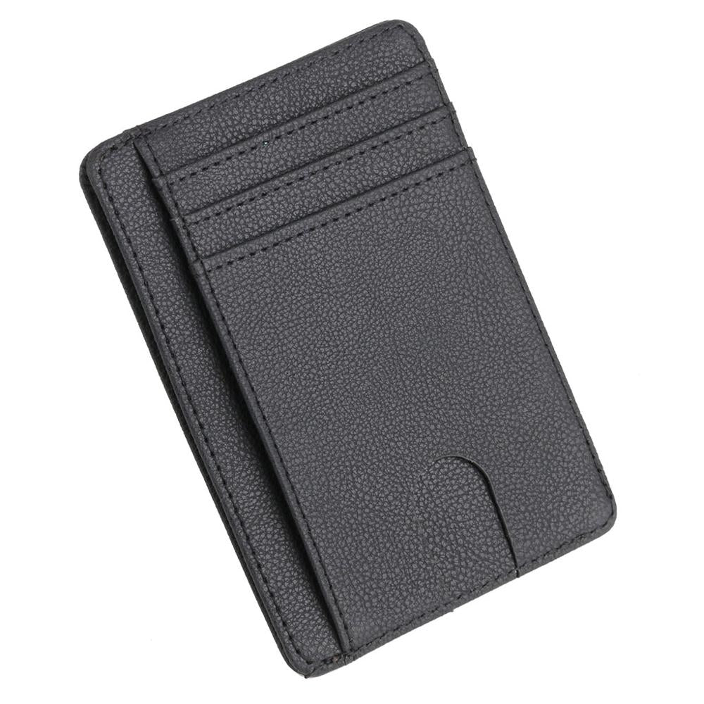 Men Leather Wallet Credit ID Card Holder