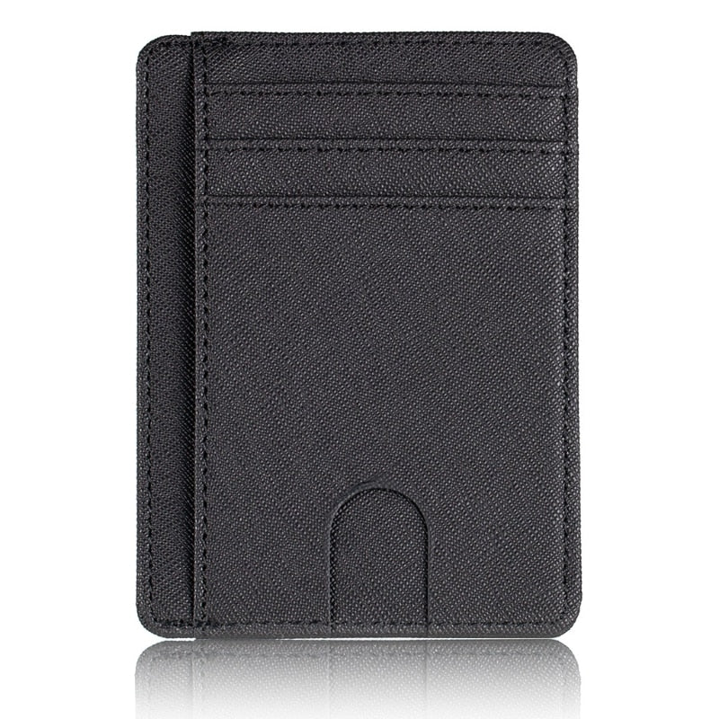 Men Leather Wallet Credit ID Card Holder