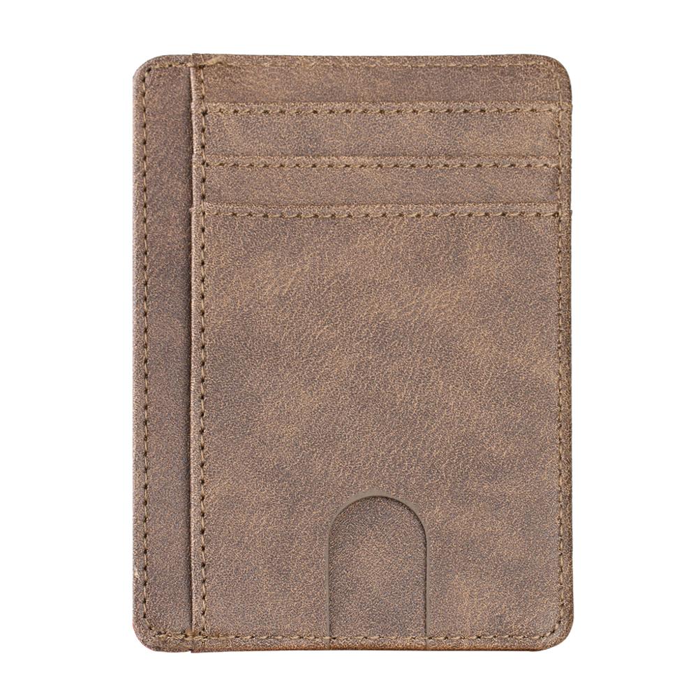 Men Leather Wallet Credit ID Card Holder