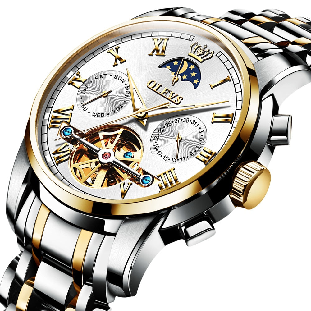 Luxury Stainless Steel Automatic Mechanical Men Watch