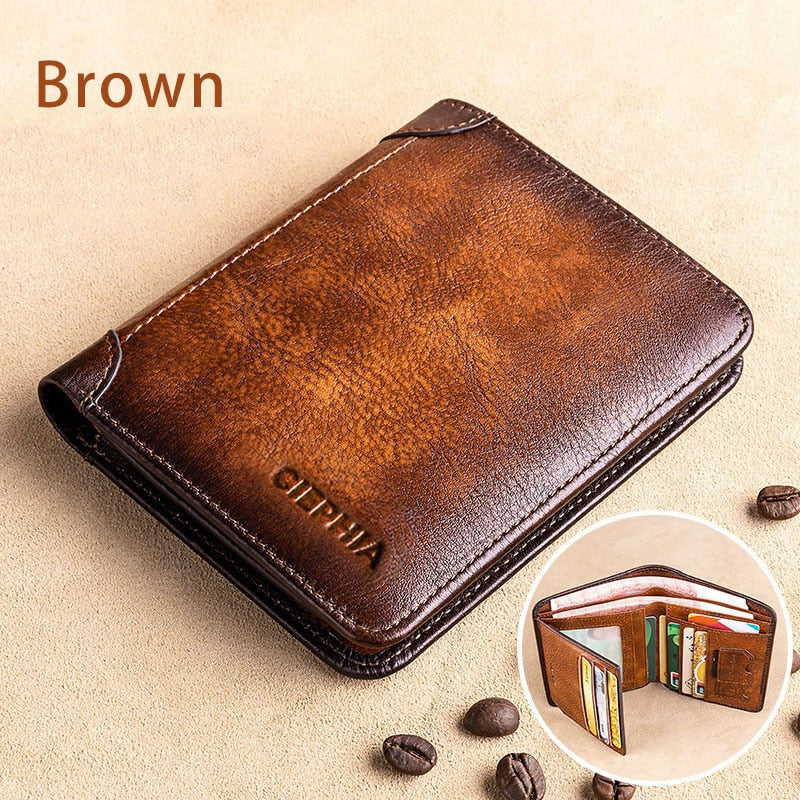 Genuine Leather Wallet for Men